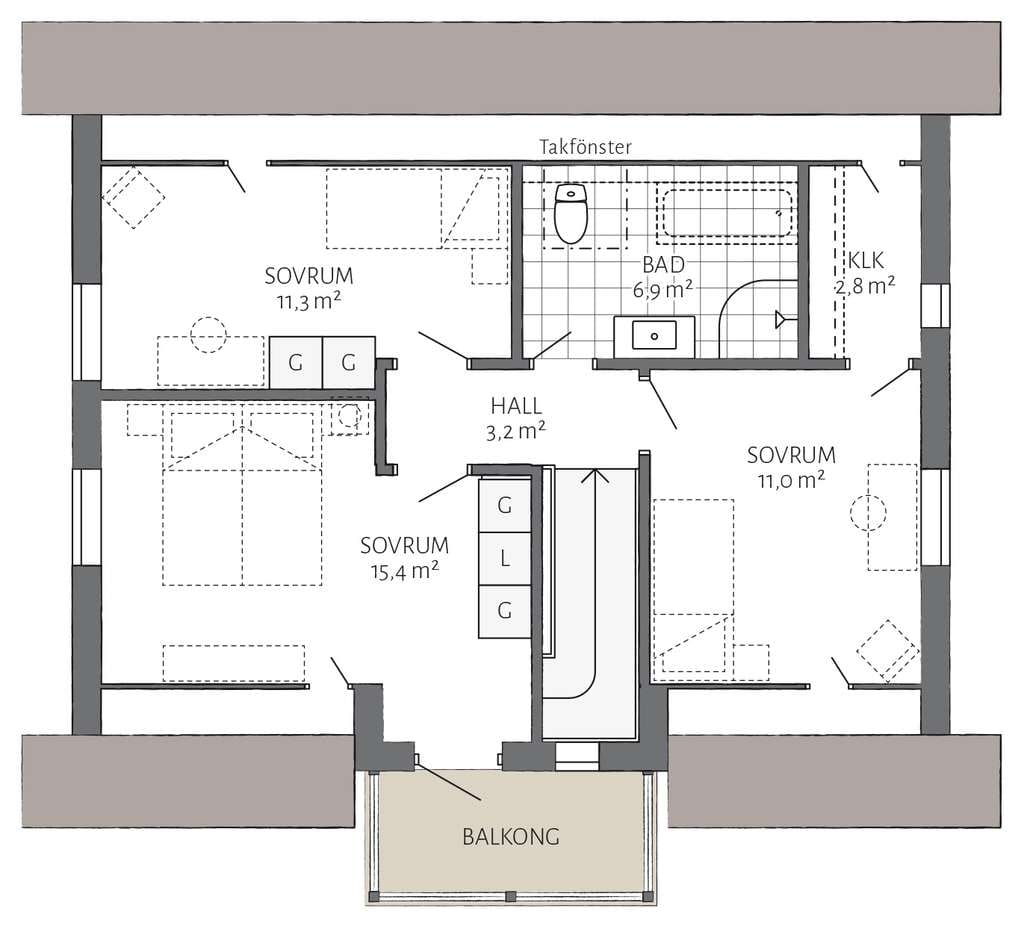 Immobilie in Dinkelscherben - 122 m² SCHWEDENAUSBAUHAUS Nähe Augsburg  ca. 234 m² Grundstück,, 3 Min. fußläufig zum Bahnhof - Bild 3
