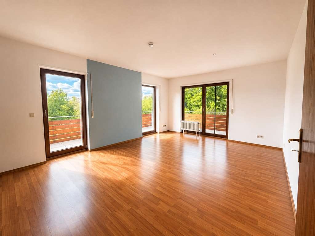Immobilie in Abtsteinach - Helle Eigentumswohnung mit                                     umlaufendem Balkon in naturnaher Lage - Bild 1