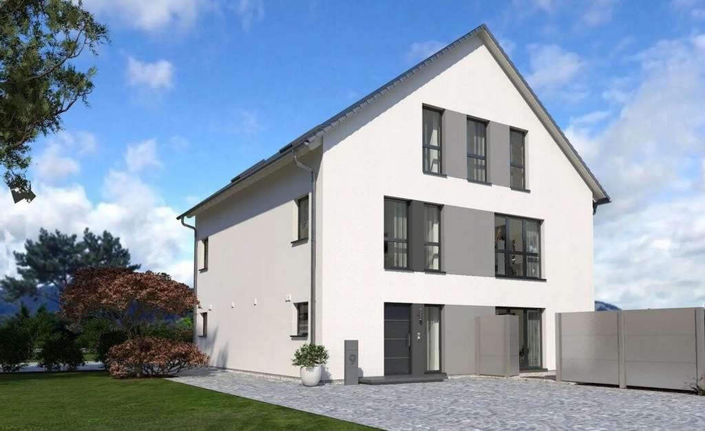Immobilie in Wilburgstetten - Das große Doppelhaus für schmale Grundstücke - Bild 1