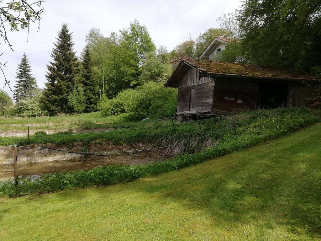 Immobilie in Tacherting - Idyllische Alleinlage im Urthal nähe Schnaitsee - Wohnhaus mit Fischerhütte und Teichen - 22.500qm - Bild 3