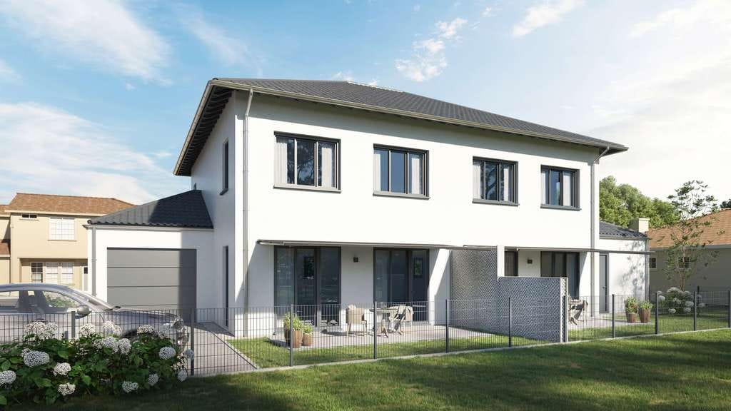 Immobilie in Berglern - Moderne Neubau-Doppelhaushälfte in Berglern – Wohnen im Grünen nähe München !! - Bild 4
