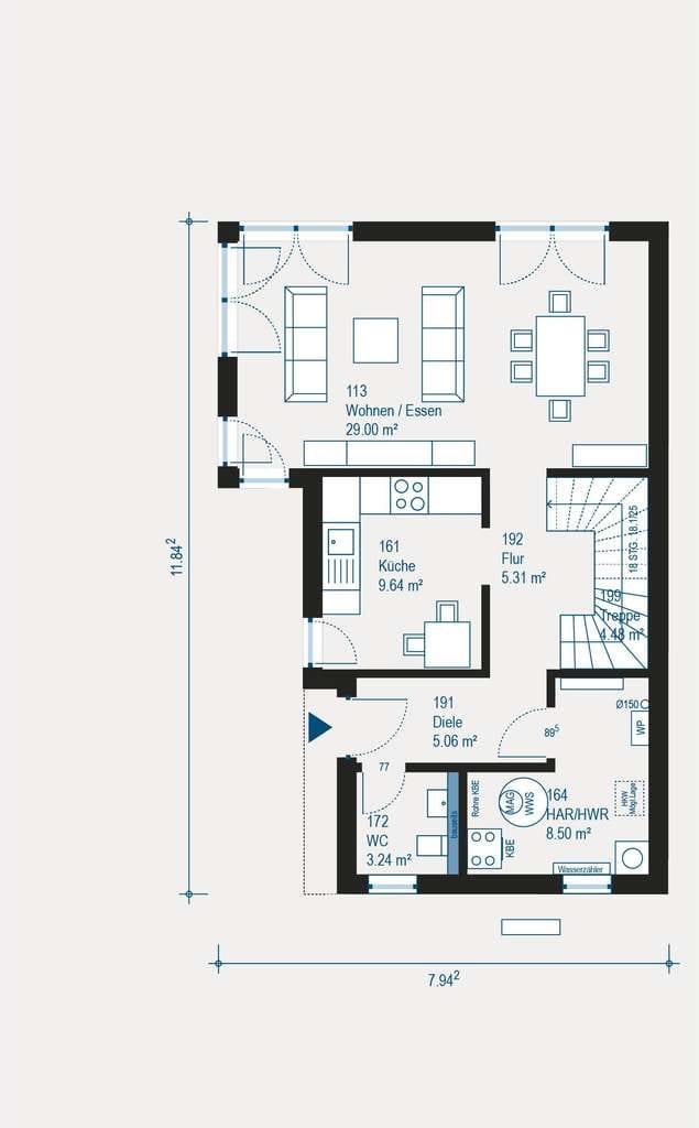 Immobilie in Oberhausen-Rheinhausen - Moderne Doppelhaushälfte in Oberhausen-Rheinhausen - individuell planbar - Bild 5