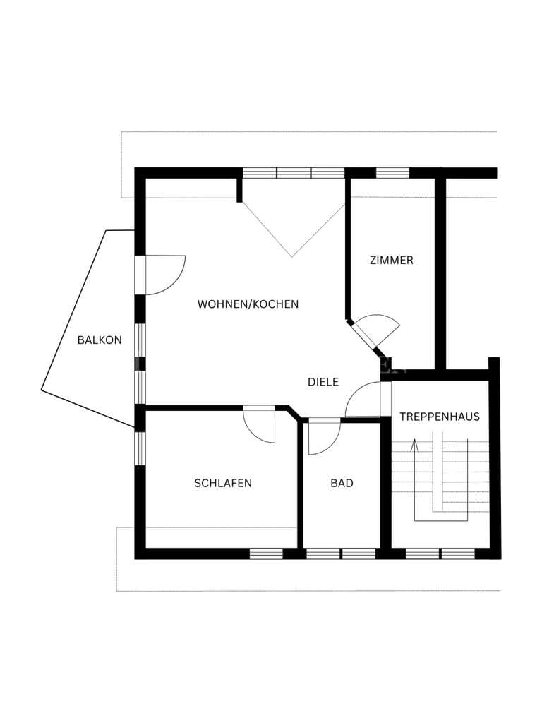 Immobilie in Magstadt - Kapitalanlage: Vermietete 3-Zimmer-Wohnung mit Balkon und Dachboden in Magstadt - Bild 1