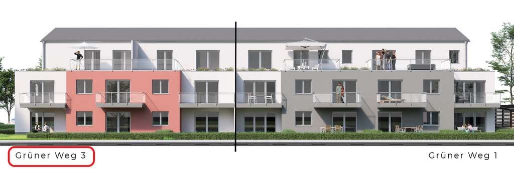 Immobilie in Lindhorst - Neubau Eigentumswohnung im KfW 40 QNG Standard in Lindhorst - Bild 1
