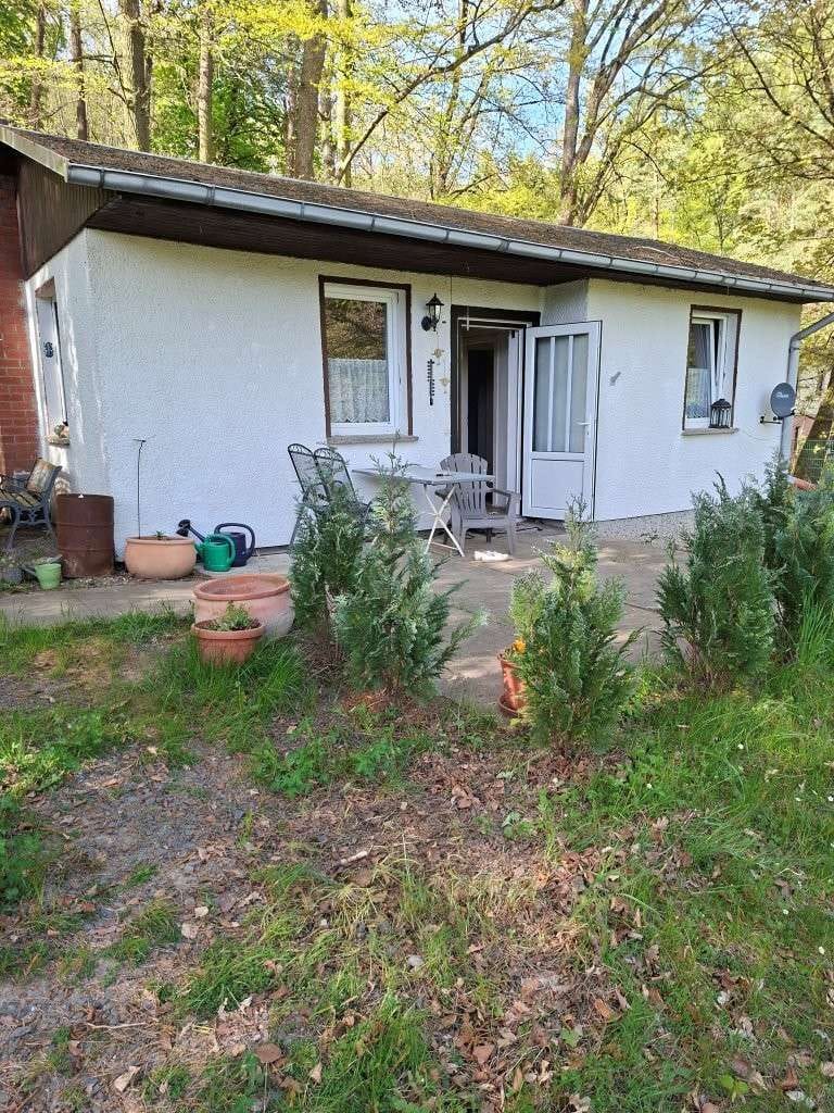 Immobilie in Oppurg - Idyllisch gelegenes Wochenendgrundstück mit Bungalow am Waldrand - Bild 0