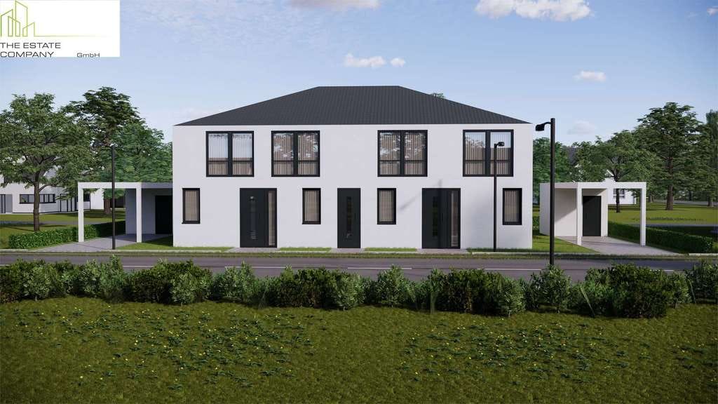 Immobilie in Meine - Im Bau: Hochwertige Neubau-Doppelhaushälfte mit Garten (Haus links) - Bild 0