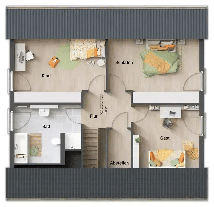 Immobilie in Appenweier - TC Haus Mitwachshaus-Flair 148- Zukünftiges Wohnen in stilvollehttps://www.immowelt.de/erfassung/immobilien/index.aspx?m=portfolio_edit_classm Design - Bild 3