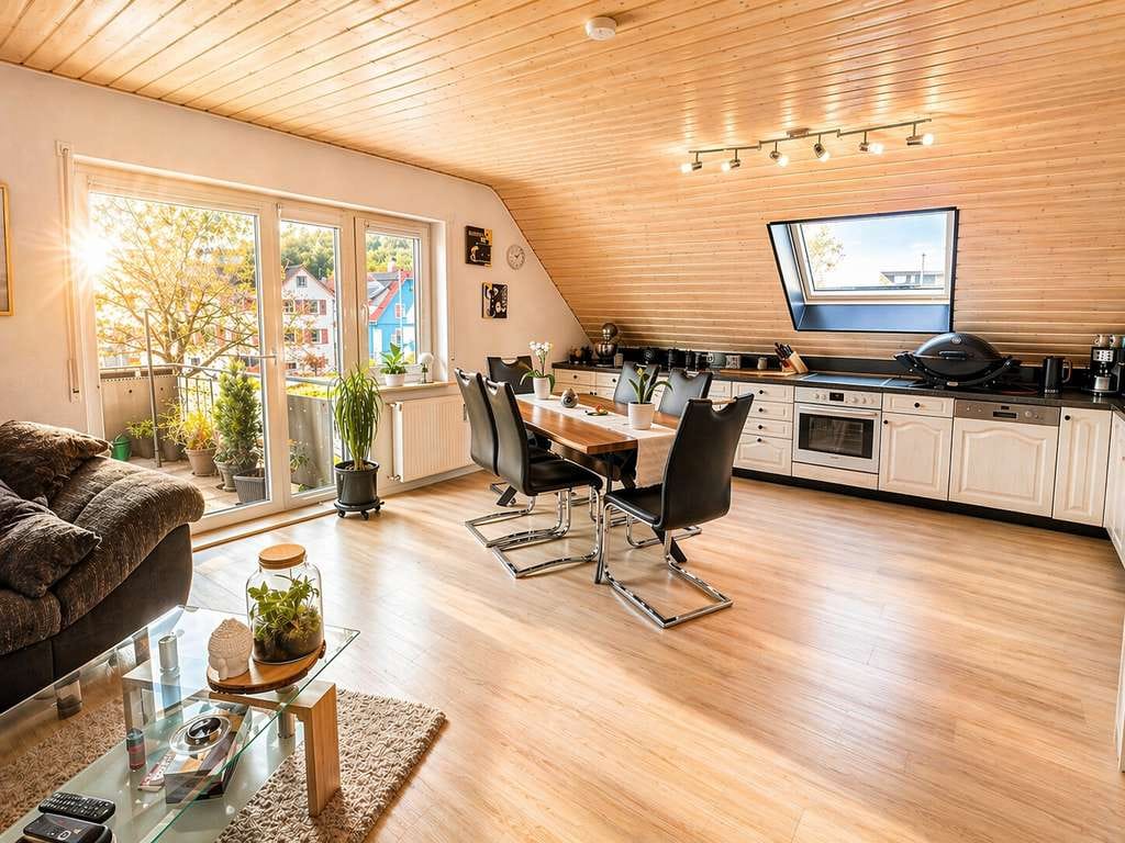 Immobilie in Bahlingen - Schöner Wohnen in Bahlingen am Kaiserstuhl
2,5 ZIMMER EIGENTUMSWOHNUNG MIT SONNENBALKON & GARAGE - Bild 0