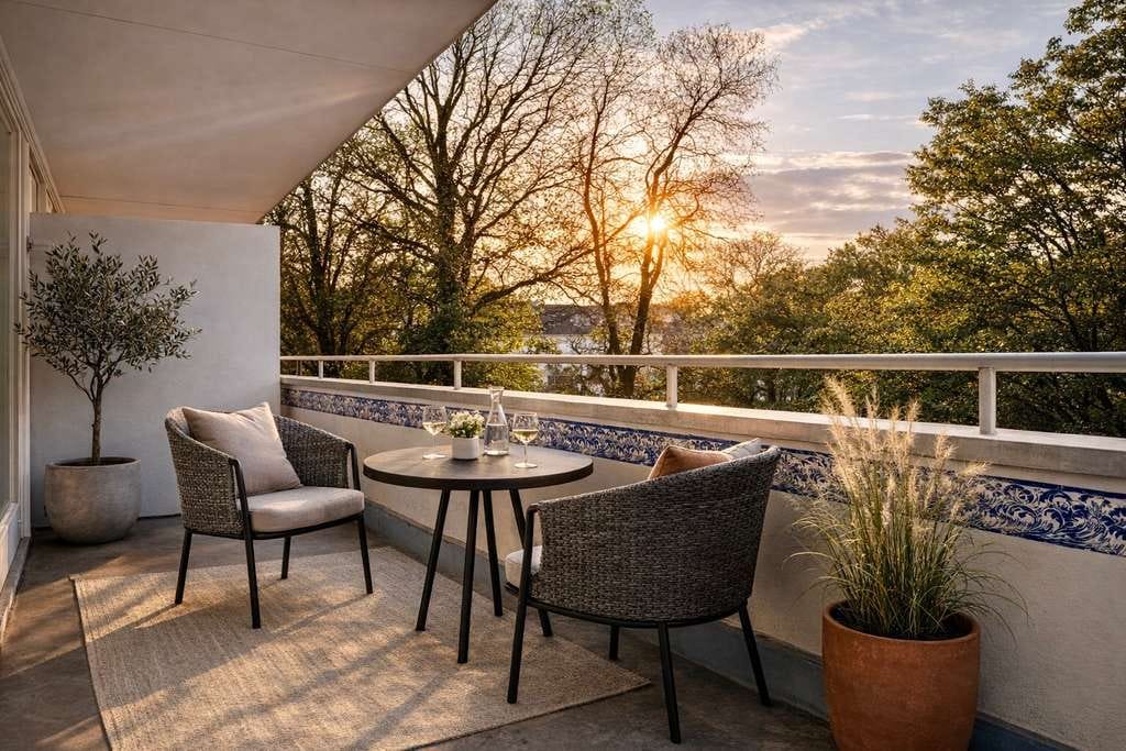 Immobilie in Planegg - Helle 2-Zimmer-Wohnung mit Westbalkon und Blick ins Grüne - Bild 0
