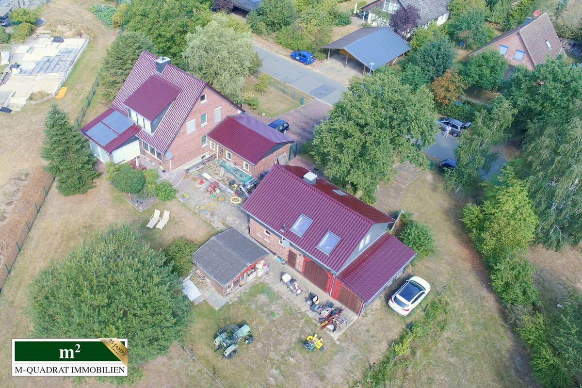 Immobilie in Reinstorf - BES. REFUGIUM BESTEHEND AUS HAUPT- U. NEBENHAUS IN FELDRANDLAGE - AUF KÄUFERWUNSCH MIT SEP. BAUPLATZ - Bild 1