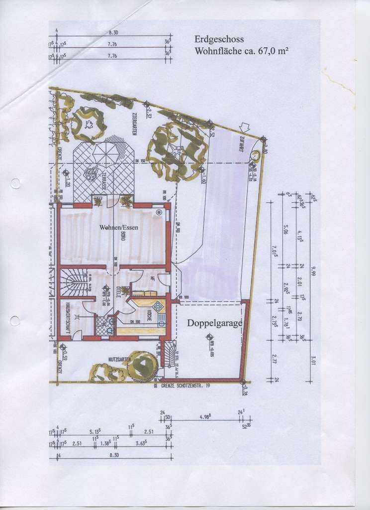 Immobilie in Dietersheim - Doppelhaushälfte mit Garage in Dietersheim (nähe Neustadt/Aisch - Bild 4