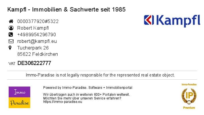 Immobilie in Aschheim - ASCHHEIM bei München: Elegantes Reihenhaus mit viel Platz und großem GARTEN - Bild 1