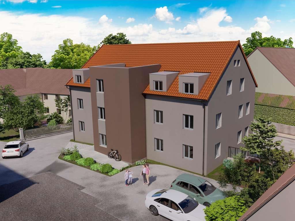 Immobilie in Westheim - Ihr neues Zuhause: Moderne 3-Zimmer Dachgeschosswohnung mit Balkon - Bild 1