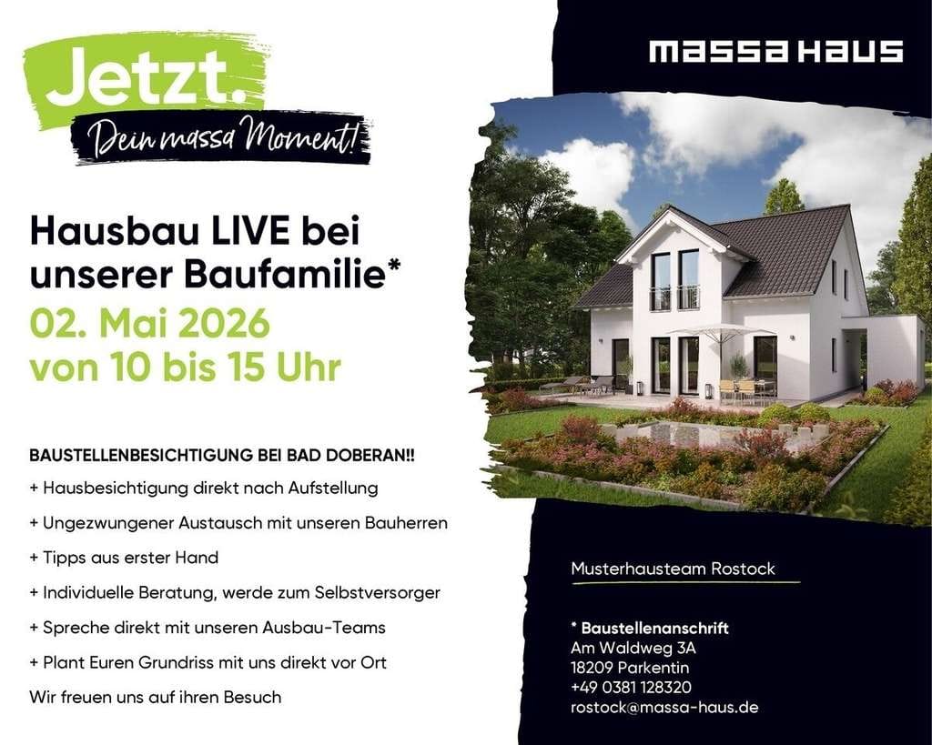 Immobilie in Bützow - Gestalten Sie Ihren Grundriss frei nach Ihren Wünschen - Bild 0