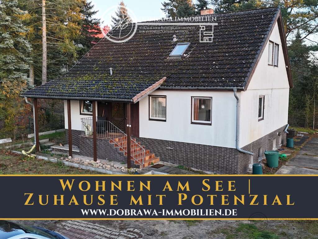 Immobilie in Teupitz - Wohnen über dem See: Charmantes Einfamilienhaus mit großem GS in idyllischer Hanglage von Teupitz - Bild 0