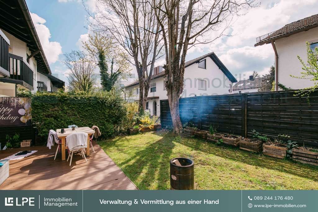 Immobilie in Pullach im Isartal - ⓁⓅⒺ "Gschichtn ausm Süd-West Schmankerlgarten" 90m2 | 3Zi | Duplexparker | Pullach i. Isartal - Bild 1