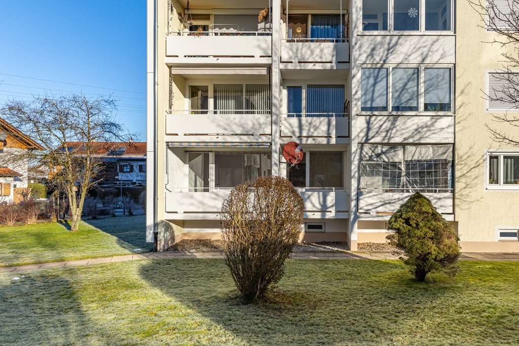 Immobilie in Schongau - 3 Zimmer-Hochpaterre-Wohnung in ruhiger Lage von Schongau - Bild 0
