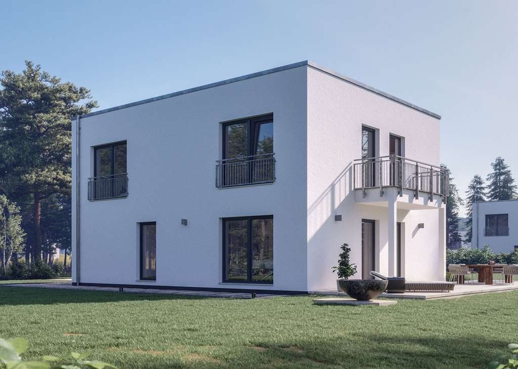 Immobilie in Großräschen - Modernes Flachdachhaus inkl. Grundstück – Exklusives Wohnen mit klarer Architektur - Bild 1