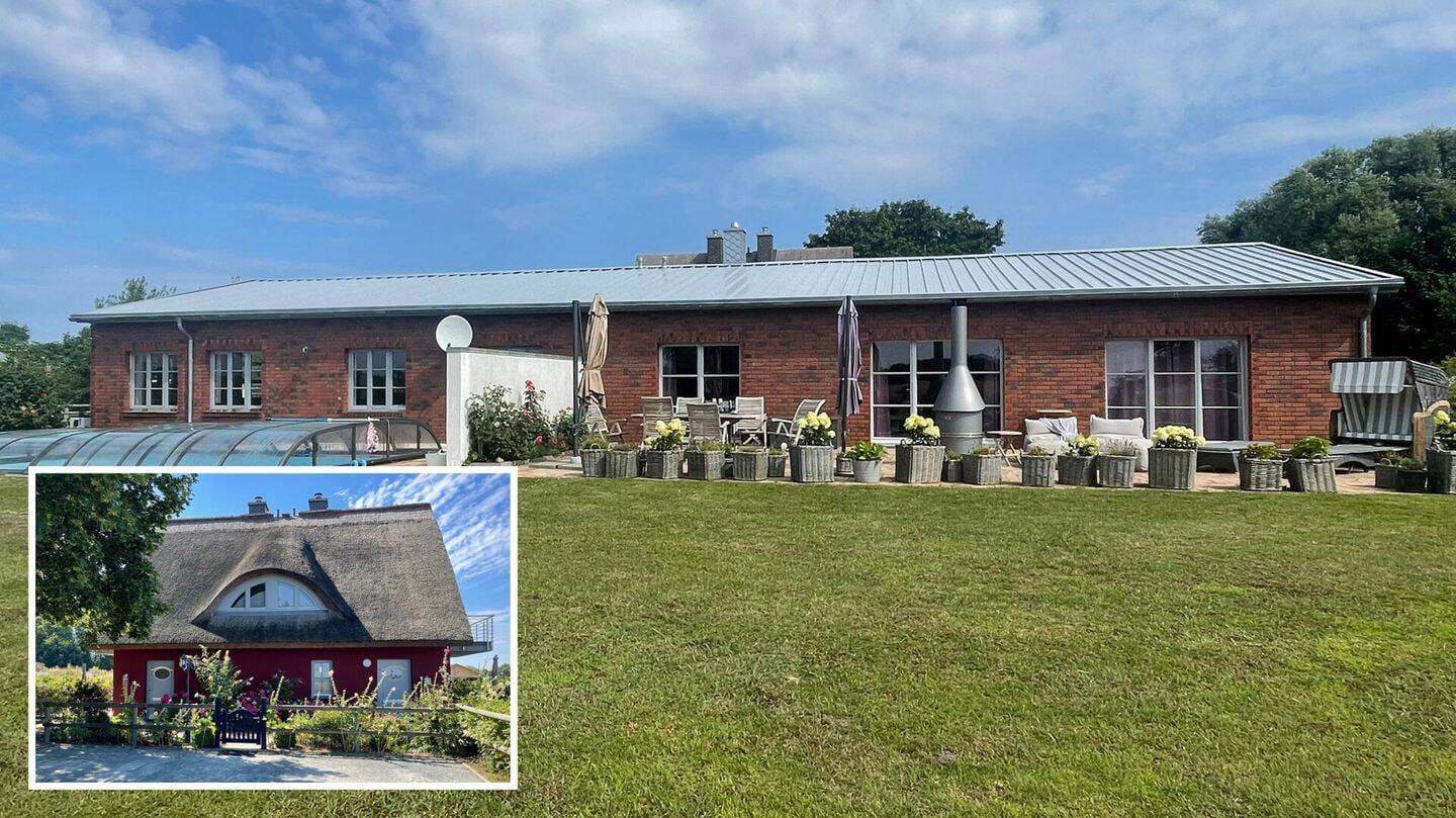 Immobilie in Altefähr - Ein Anwesen mit Pool - drei Möglichkeiten: Wohnen, Ferienvermietung & Landwirtschaft auf Rügen - Bild 0