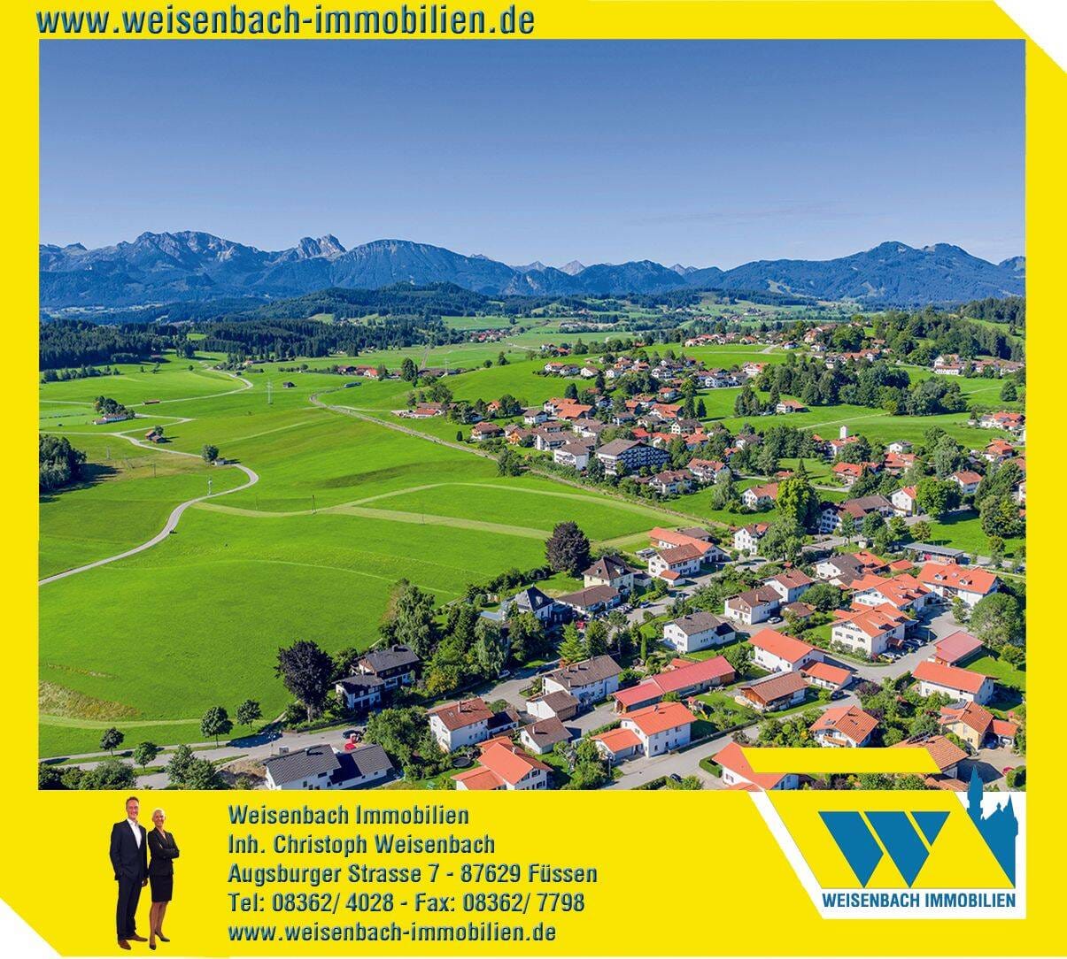 Immobilie in Seeg - Nahezu unendliche Möglichkeiten treffen sonnige Toplage und schönen Bergblick - Bild 2