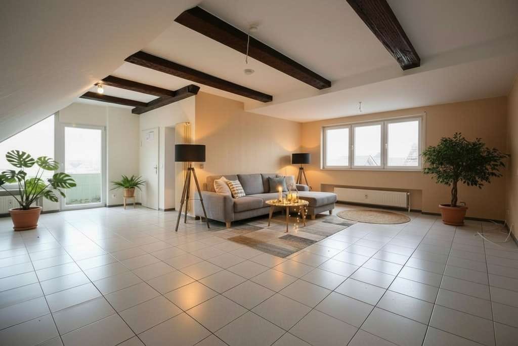 Immobilie in Trebur - Renovierungsbedürftige, helle 3 Zimmer Wohnung mit Balkon in Astheim - Bild 1