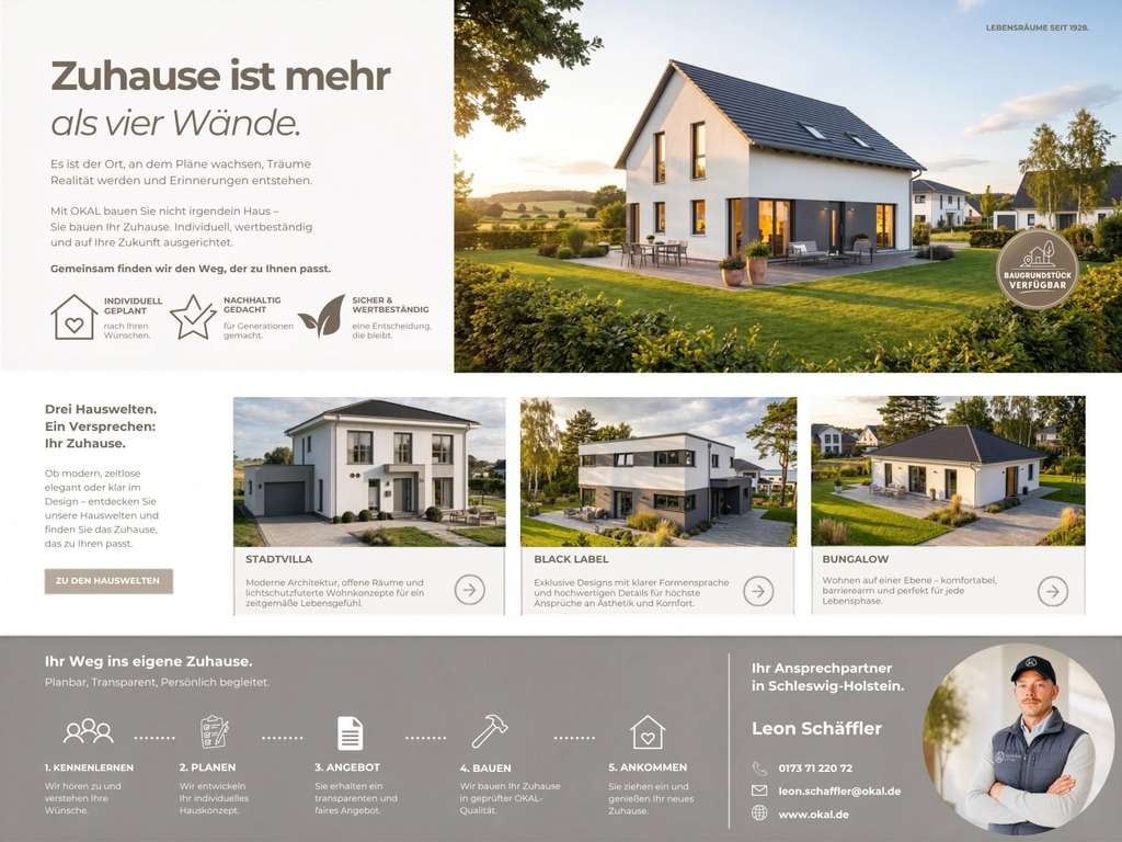 Immobilie in Treia - NICHT NUR VOM EIGENEN HAUS TRÄUMEN. - Bild 1