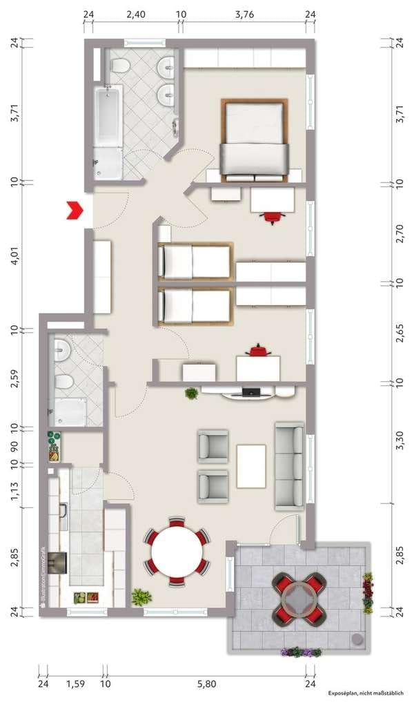 Immobilie in Sersheim - Ruhig und Zentrumsnah - die ideale Wohnung - Bild 1