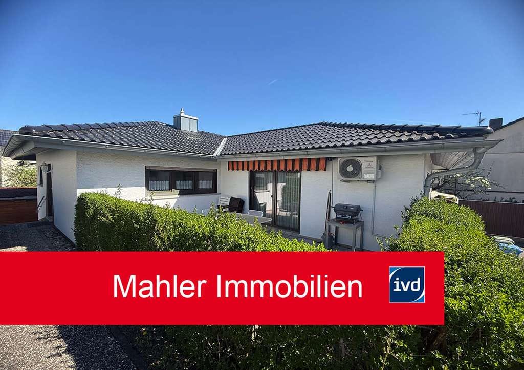 Immobilie in Alsbach-Hähnlein - Sonniger Bungalow mit Garage am Ortsausgang von Alsbach-Hähnlein - Bild 0