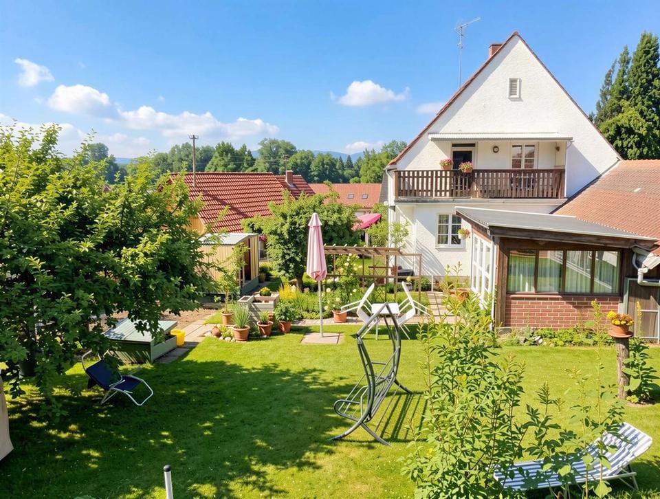 Immobilie in Gablingen - Viele Optionen, älteres EFH mit  nur 400 m² oder ggfs. 1.279 m² Grundstück (z.B. für 2-NB-DHH) - Bild 0