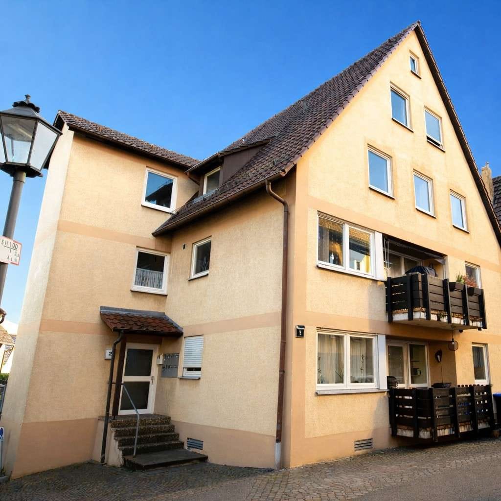 Immobilie in Erlenbach - 62 m² Kapitalanlage: Vermietete 2-Zimmer-Wohnung mit Westbalkon, Stellplatz und neuer Heizung - Bild 4