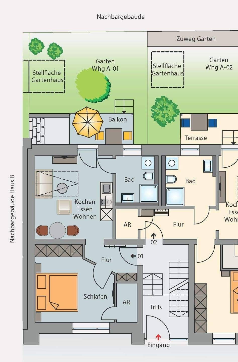 Immobilie in Pleinfeld - 2-Zimmer-Ferienwohnung samt eigenem Wellnessbereich in Ramsberg am Großen Brombachsee - Bild 1
