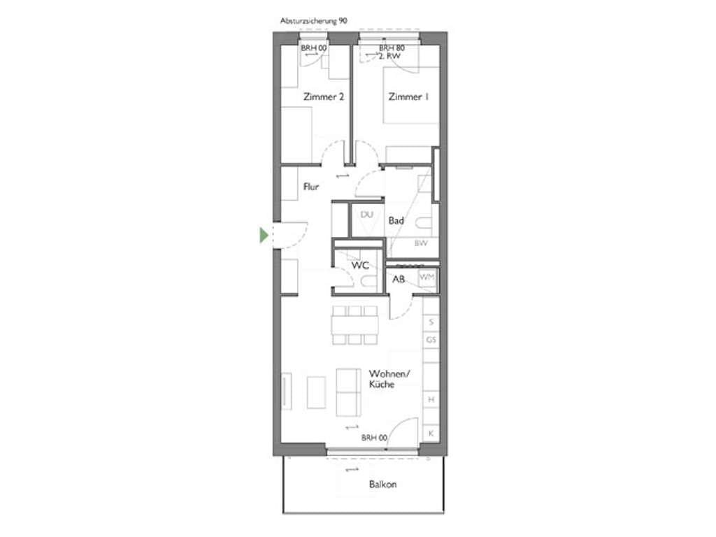 Immobilie in Naunhof - Barrierefreie 3-Zimmer-Wohnung mit großzügigem Balkon in den Floragärten - Bild 1