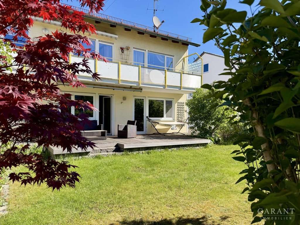 Immobilie in Vierkirchen - Sonne, Garten, Freiheit - helle 4 Zimmer-Wohnung mit privatem Grünparadies - Bild 0