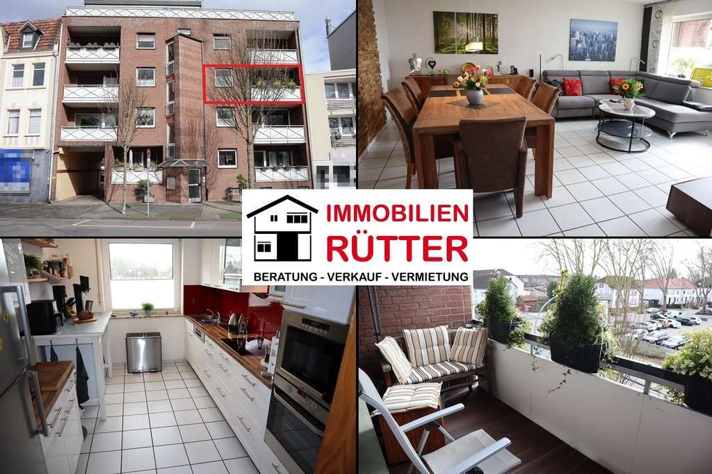 Immobilie in Kamp-Lintfort - KaLi (Zentrum), ETW im TOP-Zustand, ca. 97 m² Wfl., 4,5 ZKDBG-WC, Loggia, Kellerraum, KFZ-Stellplatz - Bild 0