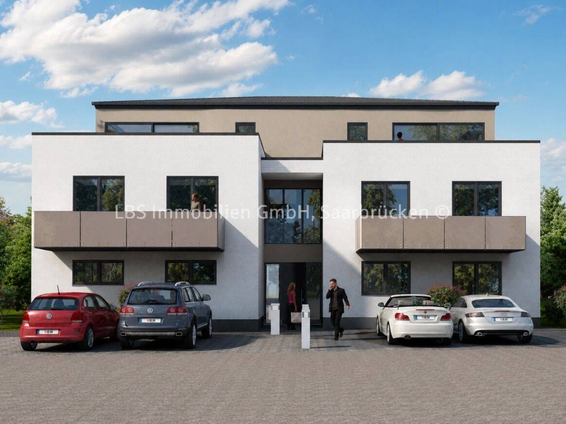 Immobilie in Mehring - Eigentumswohnunug 3ZKB mit Balkon und Moselblick - Bild 0