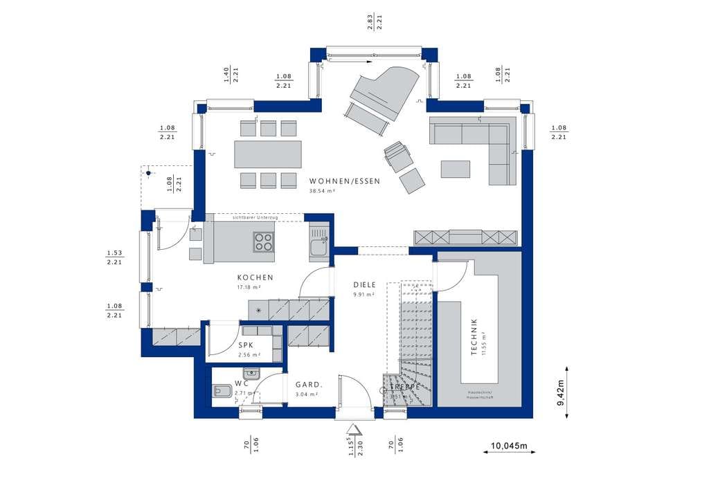 Immobilie in Hettenshausen - Aussichtslage in der Hallertau Illmünster mit Tageslichtkeller - Bild 4