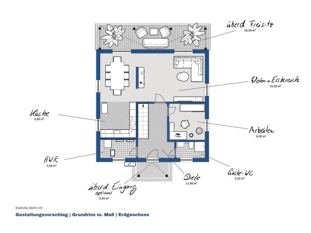 Immobilie in Roggentin - Modernes Stadthaus in Börgerende-Rethwisch - Bild 2