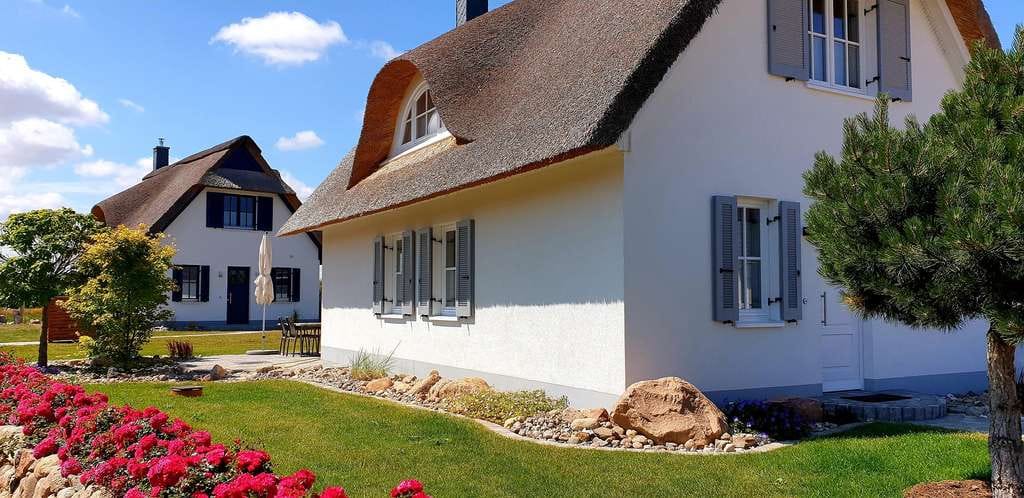 Immobilie in Zierow - Ruheoase unter Reet. Besonders. Hochwertig. Einzigartig.  Ferienhaus Alana an der Wismarer Bucht. - Bild 3