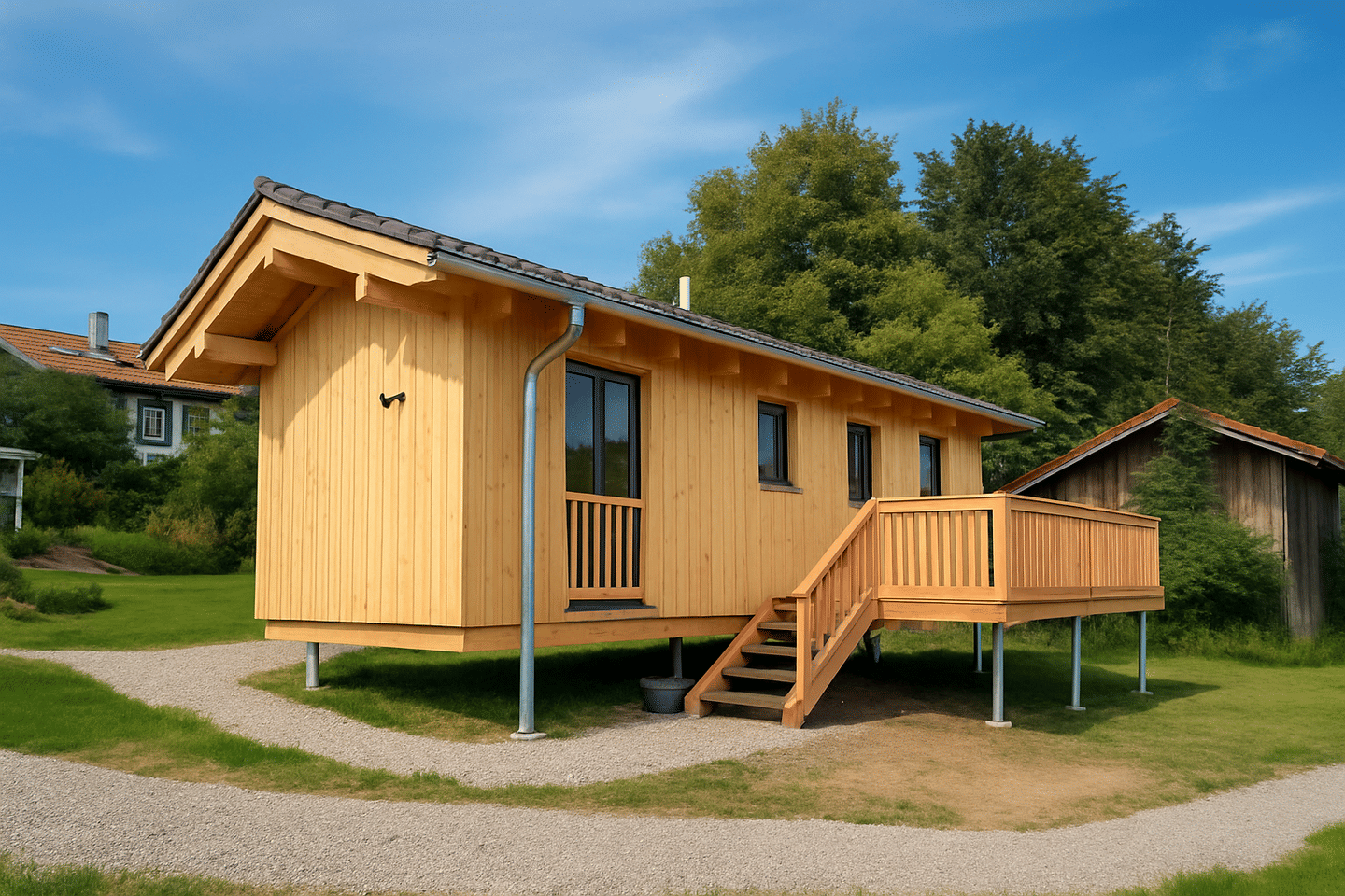 Immobilie in Wasserburg am Inn - TinyChalet Hochgern by Köhldorfner - natürlich g´sund - Bild 0