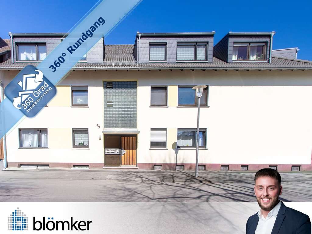 Immobilie in Gladbeck - Blömker! Gemütliche 3,5-Zimmer ETW mit Balkon, Spitzboden und Stellplatz in Gladbeck-Brauck! - Bild 0
