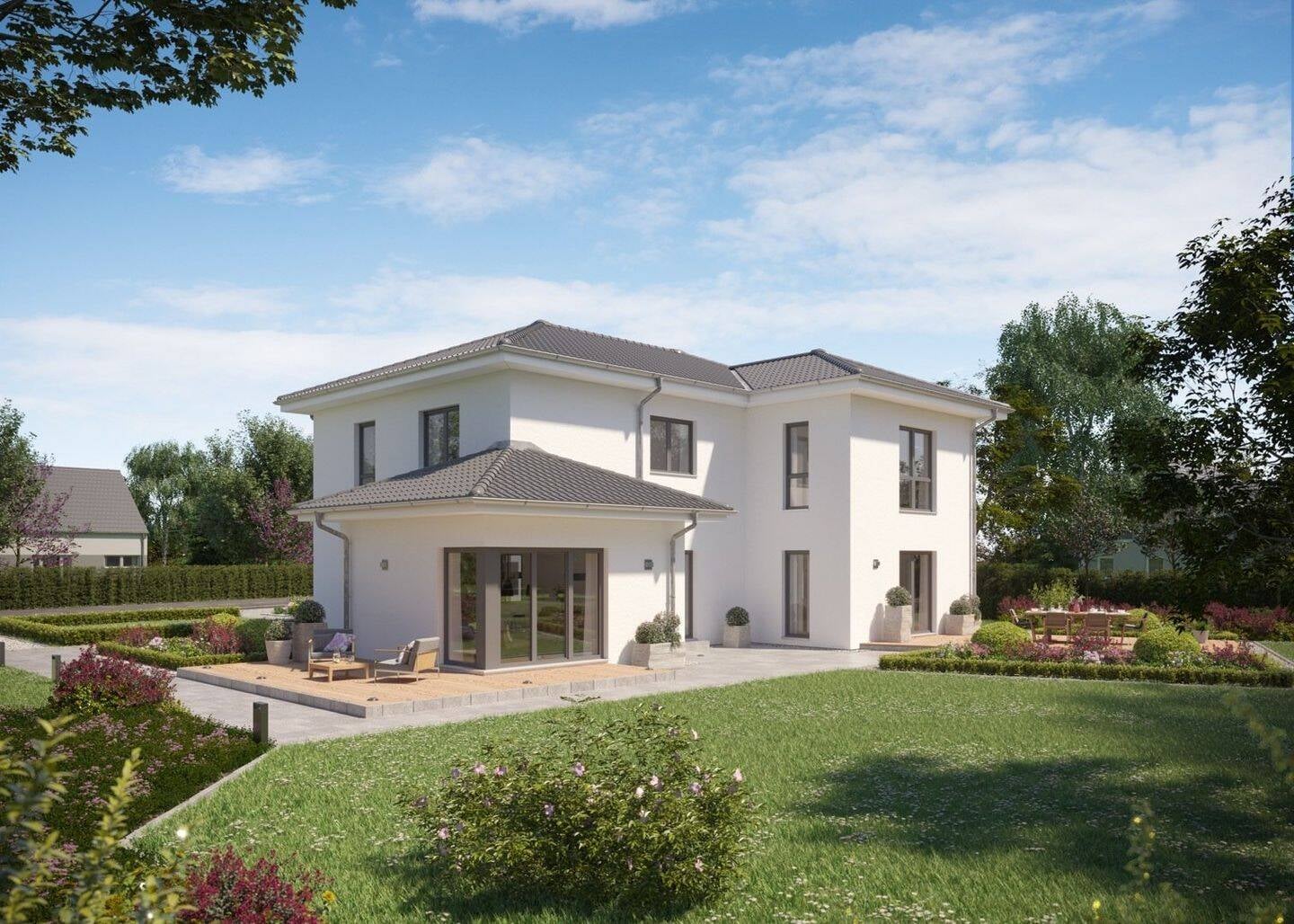 Immobilie in Raunheim - Modernes Zweifamilienhaus - Grundstück im Kaufpreis enthalten - Bild 1