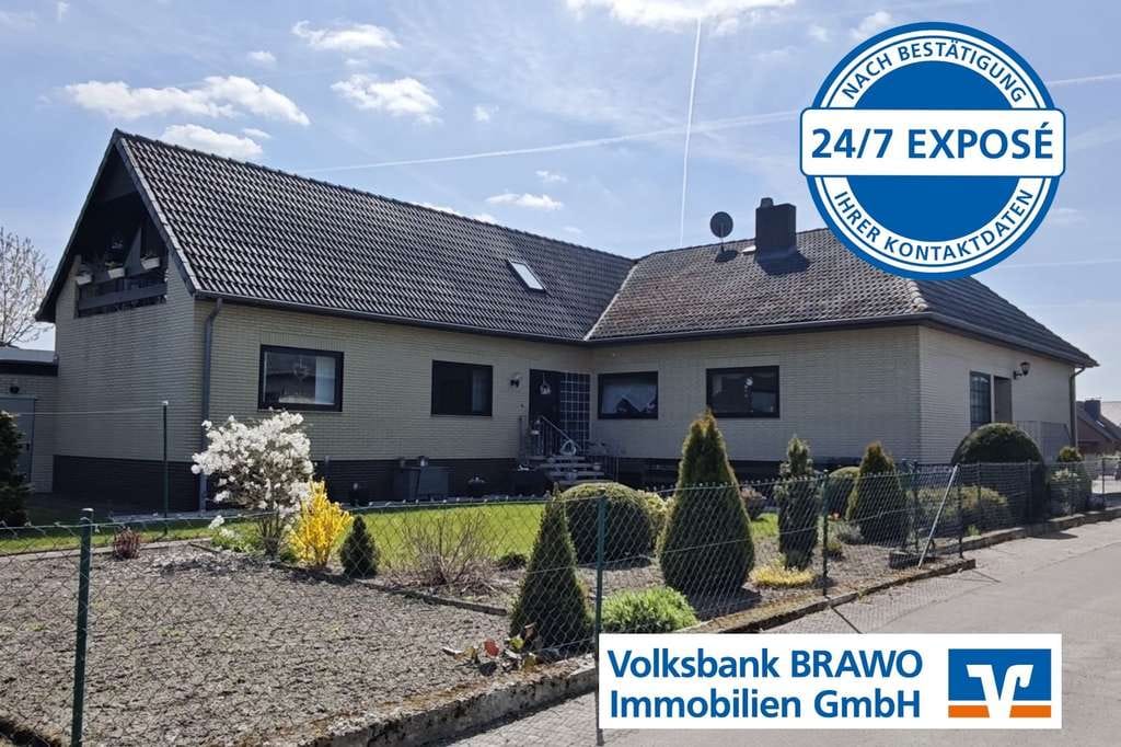 Immobilie in Danndorf - Familienfreundlicher Winkelbungalow + Mieteinnahmen in Danndorf - Bild 0