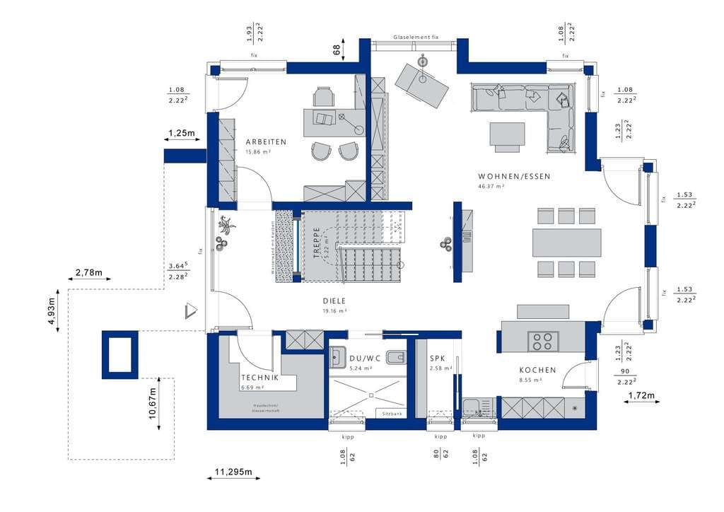 Immobilie in Hennstedt - Zentrum der Familie: Perfekte Raumaufteilung für Eltern, Kinder & Karriere. - Bild 3