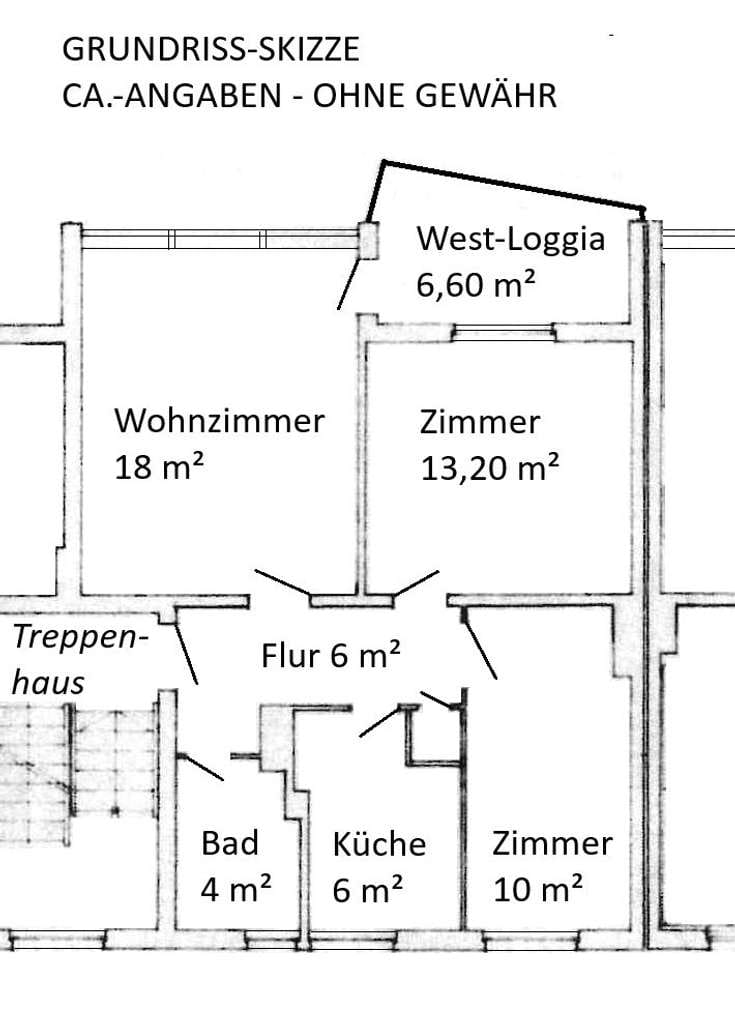 Immobilie in Goslar - Vermietete Erdgeschoss-Wohnung mit Balkon - Bild 4