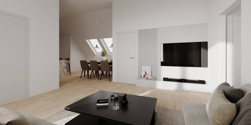 Immobilie in Bubesheim - Neubau KfW 40: Großzügige Dachgeschoss-Wohnung mit Balkon in sonniger Ausrichtung! - Bild 2