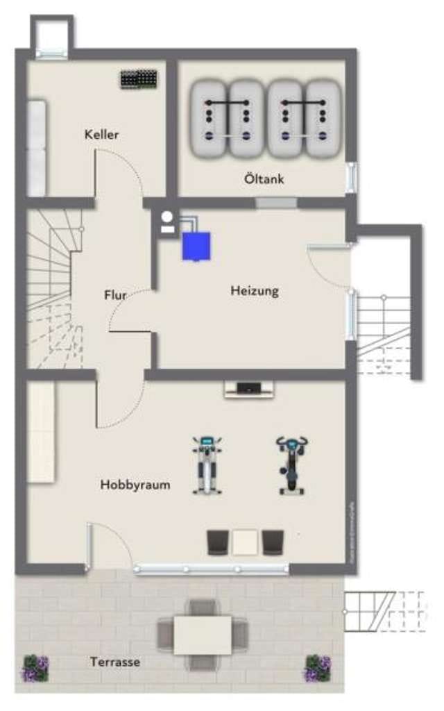 Immobilie in Notzingen - Familien aufgepasst! Attraktive Doppelhaushälfte mit sonniger Terrasse & Garten! - Bild 4