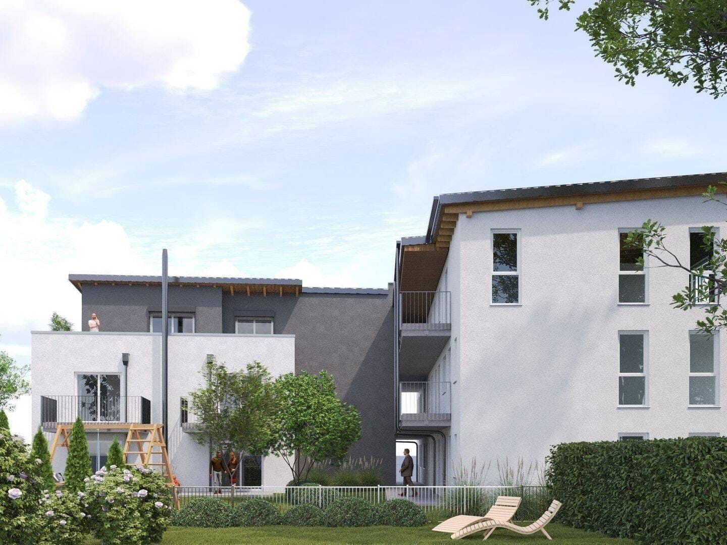 Immobilie in Mallersdorf-Pfaffenberg - +++ STEUERVORTEIL + KfW-Zins SICHERN - Süd-Balkon & Aufzug - KfW40 QNG +++ - Bild 1
