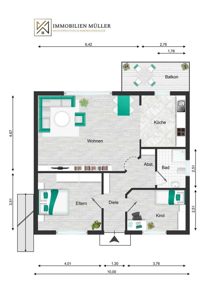 Immobilie in Jünkerath - Ihre Chance! Attraktive 3-Zimmer Erdgeschosswohnung in Jünkerath - Bild 4