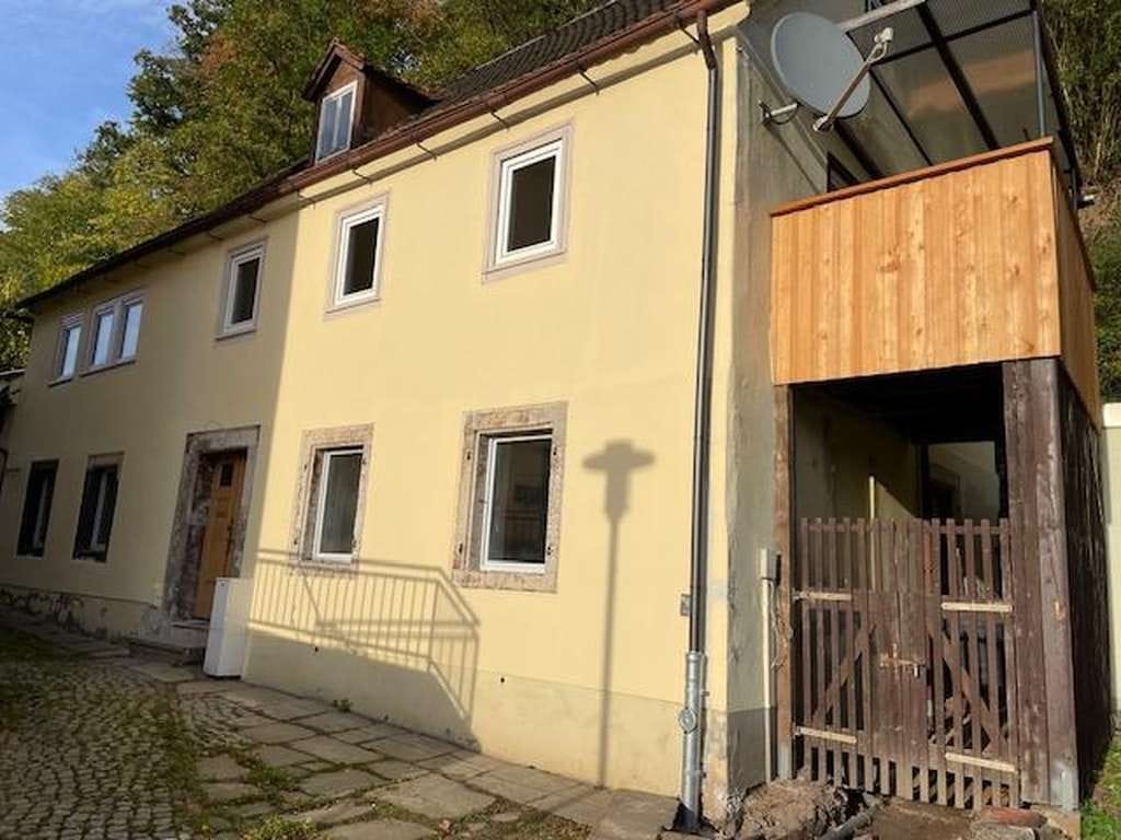 Immobilie in Tharandt - Saniertes EFH mit Werkstattanbau in Tharandt b. Dresden Ortsmitte - Bild 0