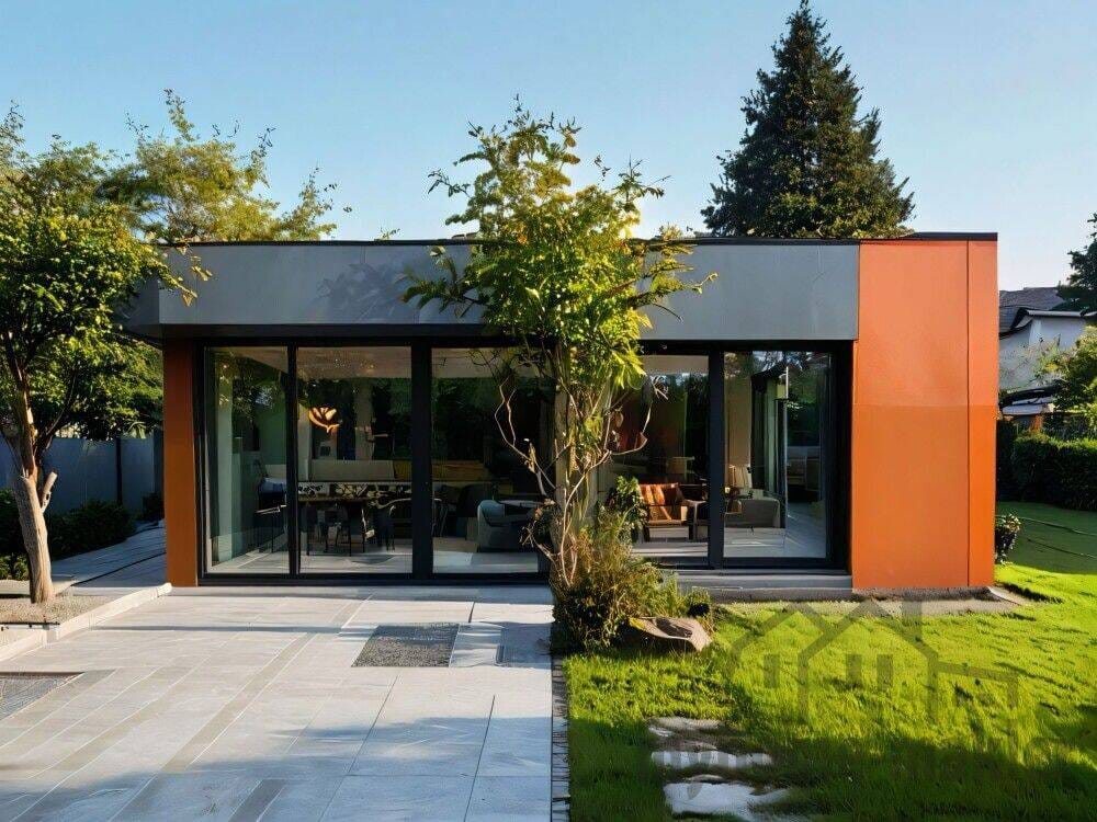 Immobilie in Weigendorf - Kleines Modulhaus mit großen Raum in Weigendorf - Bild 1